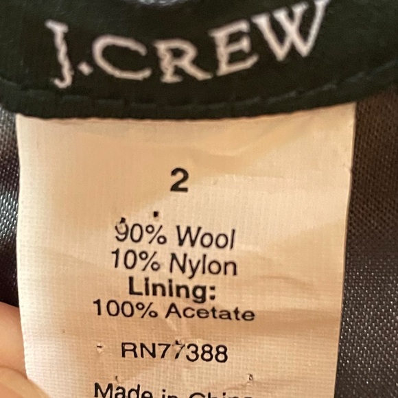 πHPπ~J CREW Stylish Peacoat~ EUC π - Picture 7 of 10